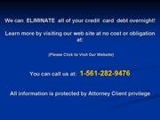 We Don't Do Payment Counseling! We Eradicate Your Debt!